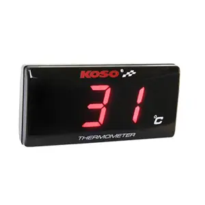 Koso Temperatur- & voltmätare (Super Slim)