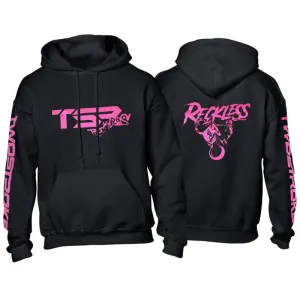 TSR Hoodie (TSR Reckless) Svart, Rosa