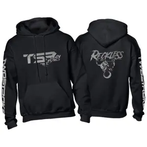 TSR Hoodie (TSR Reckless) Svart, Gr&aring;