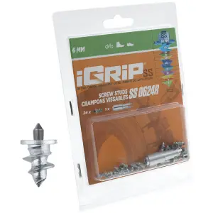 iGrip Skruvdubb (SS-R) 6 mm (f&ouml;r v&auml;ldigt halt underlag)