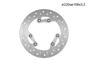 NG Brakes Bromsskiva (Fram) 220mm