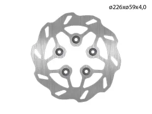 NG Brakes Bromsskiva (Fram och Bak)