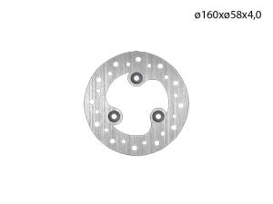 NG Brakes Bromsskiva (Fram) 160mm