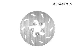 NG Brakes Bromsskiva (Bak) 185mm