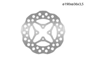 NG Brakes Bromsskiva (Bak) 109mm