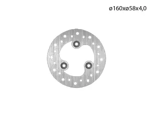 NG Brakes Bromsskiva (Fram) 160mm