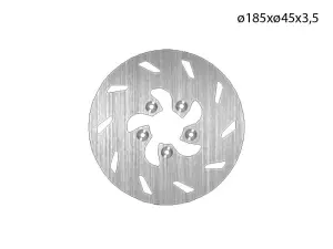 NG Brakes Bromsskiva (Bak) 185mm