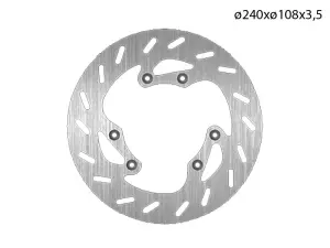 NG Brakes Bromsskiva (Fram) 240mm