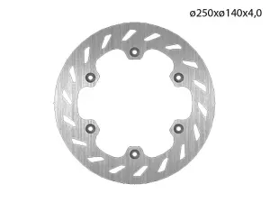 NG Brakes Bromsskiva (Aprilia) 250mm