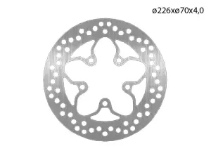 NG Brakes Bromsskiva 226mm