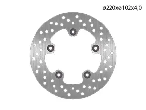 NG Brakes Bromsskiva (Fram och Bak) 220mm