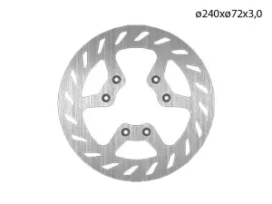 NG Brakes Bromsskiva (Fram) 240mm