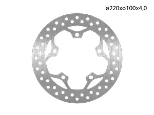 NG Brakes Bromsskiva (Fram) 220mm