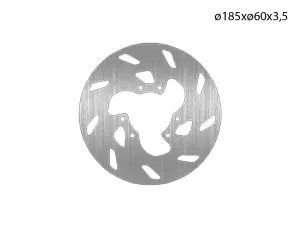 NG Brakes Bromsskiva (Bak) 185mm
