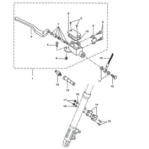 Yamaha Bromsljuskontakt (1D4H398000)