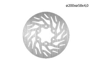 NG Brakes Bromsskiva (Bak) 200mm