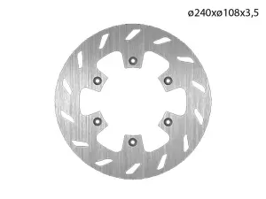 NG Brakes Bromsskiva (Fram) 240mm