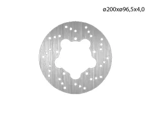 NG Brakes Bromsskiva (Fram och Bak) 200mm