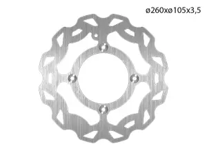 NG Brakes Bromsskiva (Fram) 260mm