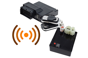 Parkoppla kontroll till ECU med justerbar strypning