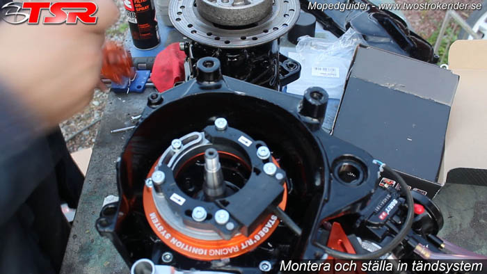 Montera och ställ in rotortändning - Bild 2