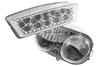 Yamaha Slider Framlampa & Baklampa