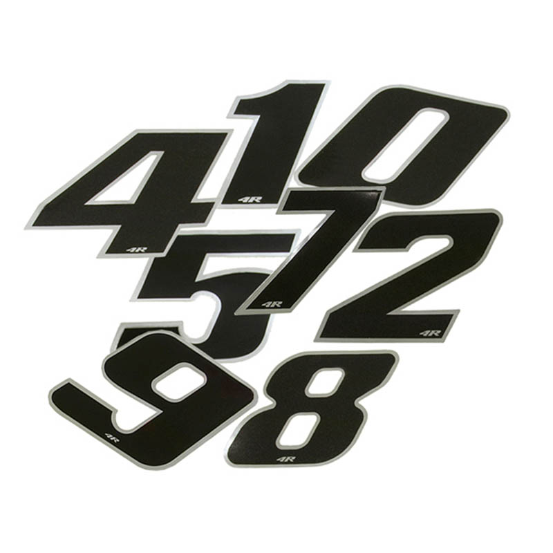 4R Racingsiffror (Svart)