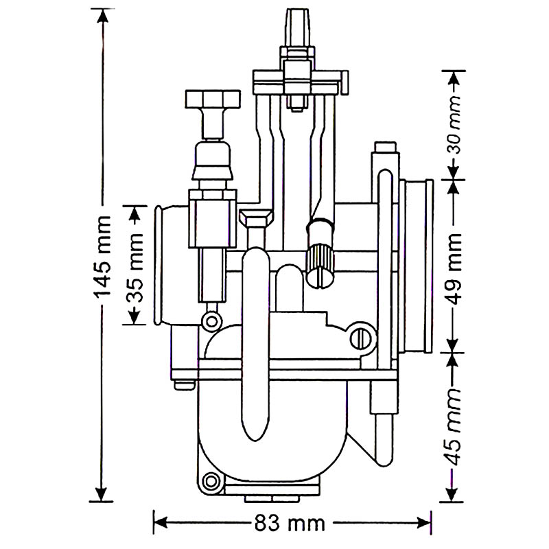 Barikit Förgasare (PWK) 21 mm