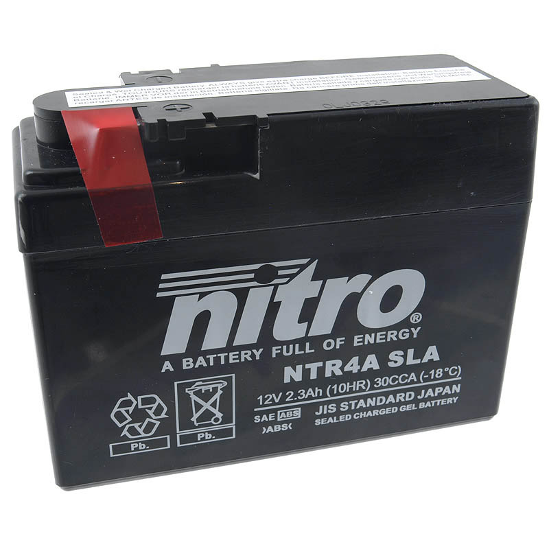 Nitro Batteri (NTR4A SLA) - GEL