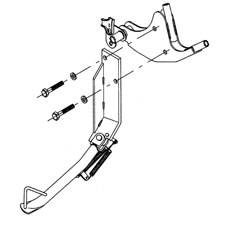 Division Sidostöd (Svart)