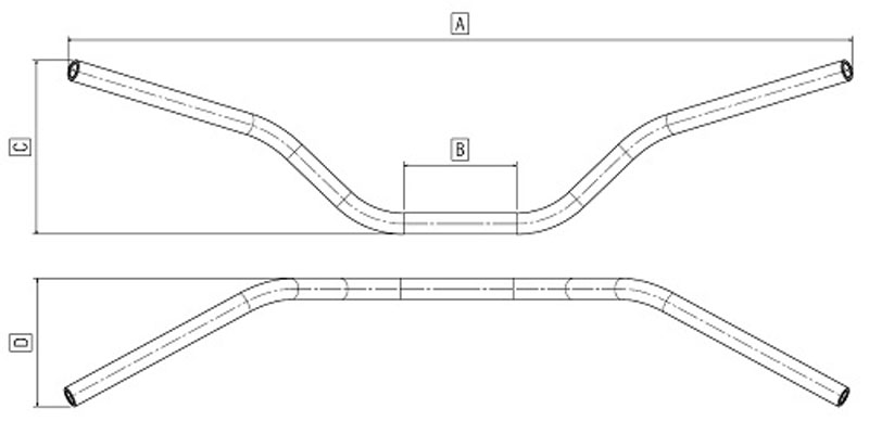 Domino Crosstyre (Low Bend) 22mm