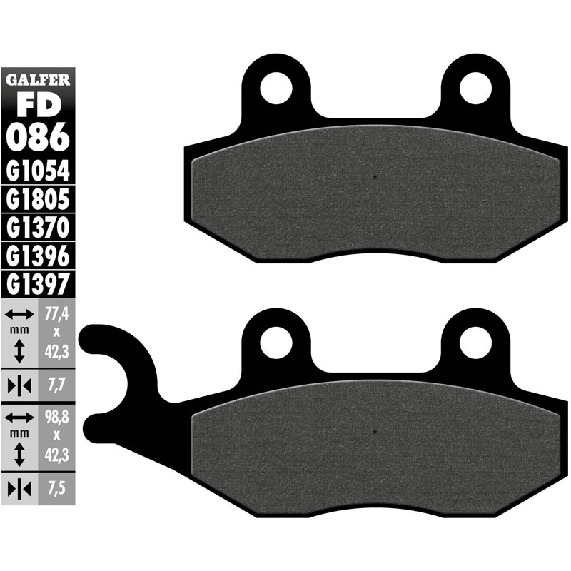 Galfer Bromsbelgg (Semi-metall)