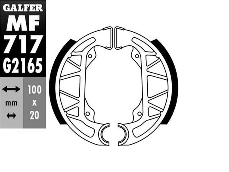 Galfer Bromsbackar (Standard)