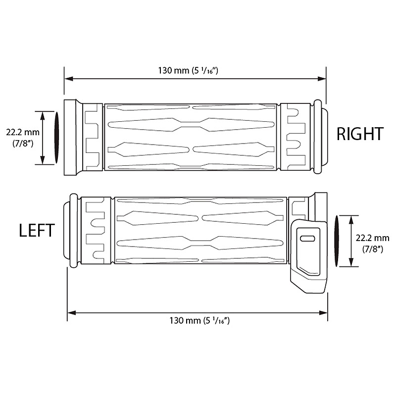 Koso Värmehandtag (Apollo) Snöskoter/ATV