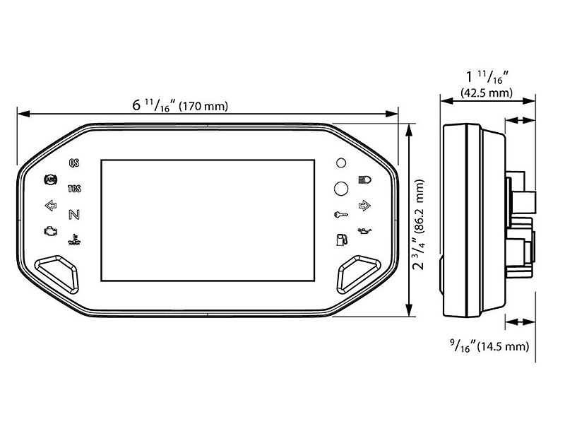 Koso Multimätare (RX4 Unlimited) Bluetooth