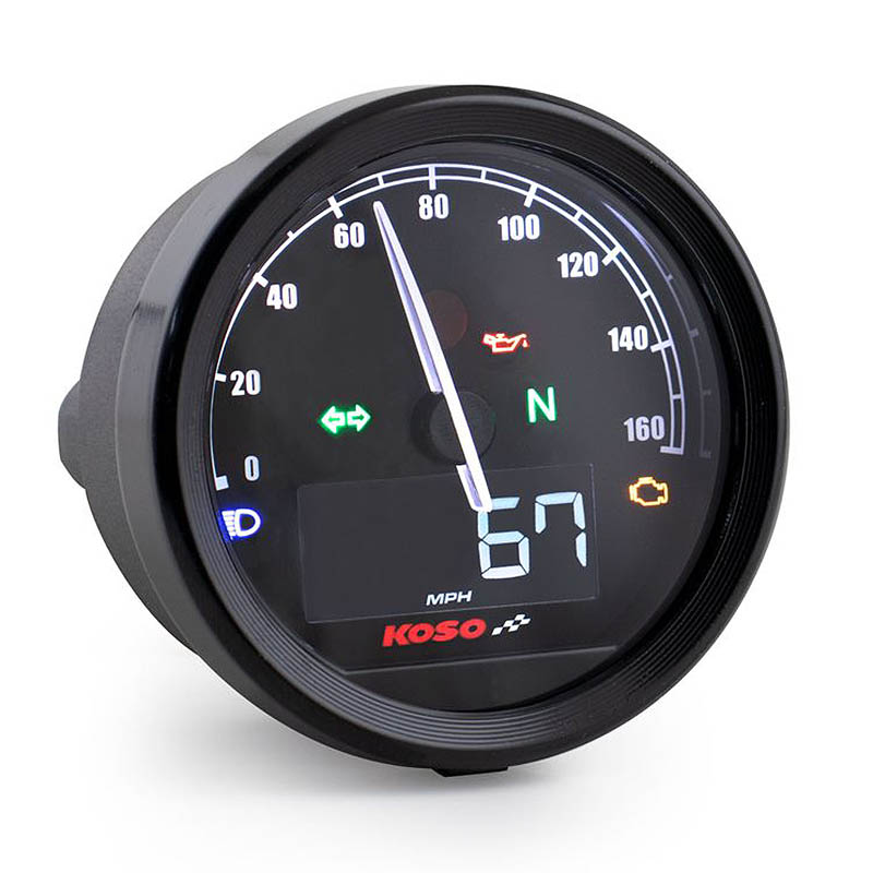 Koso Multimätare (D60 TNT-05) 160 km/h