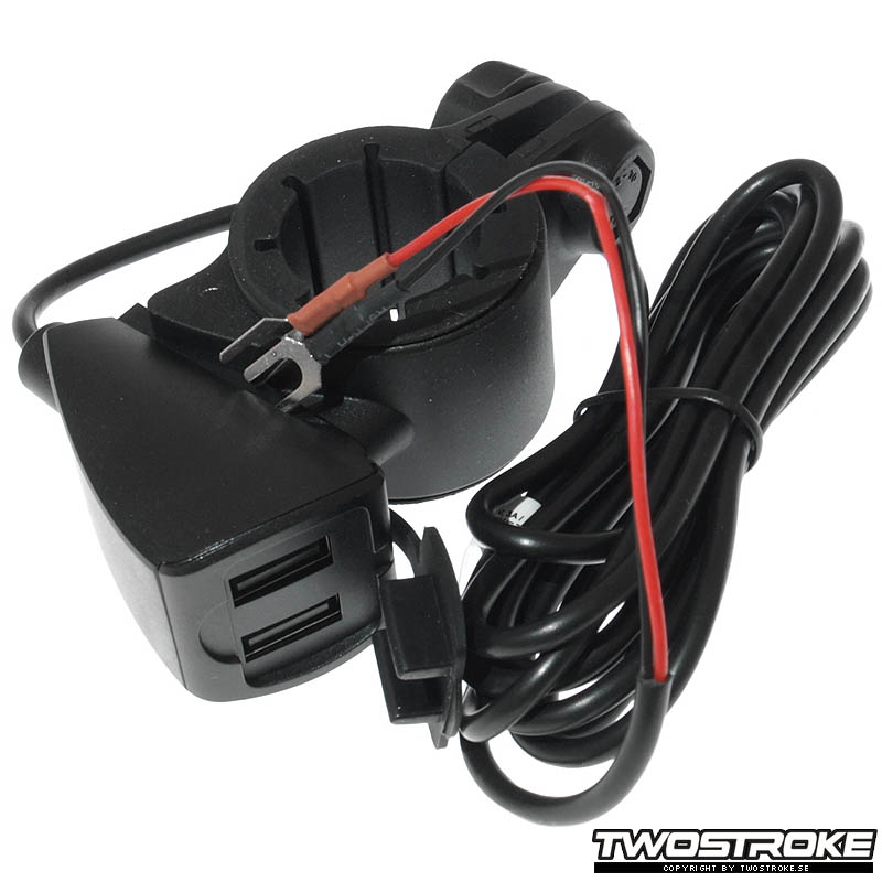 Lampa USB-uttag (Dubbel) Styrfäste
