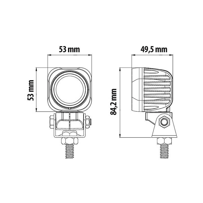 Lampa LED-spot (Cyclops-Square)