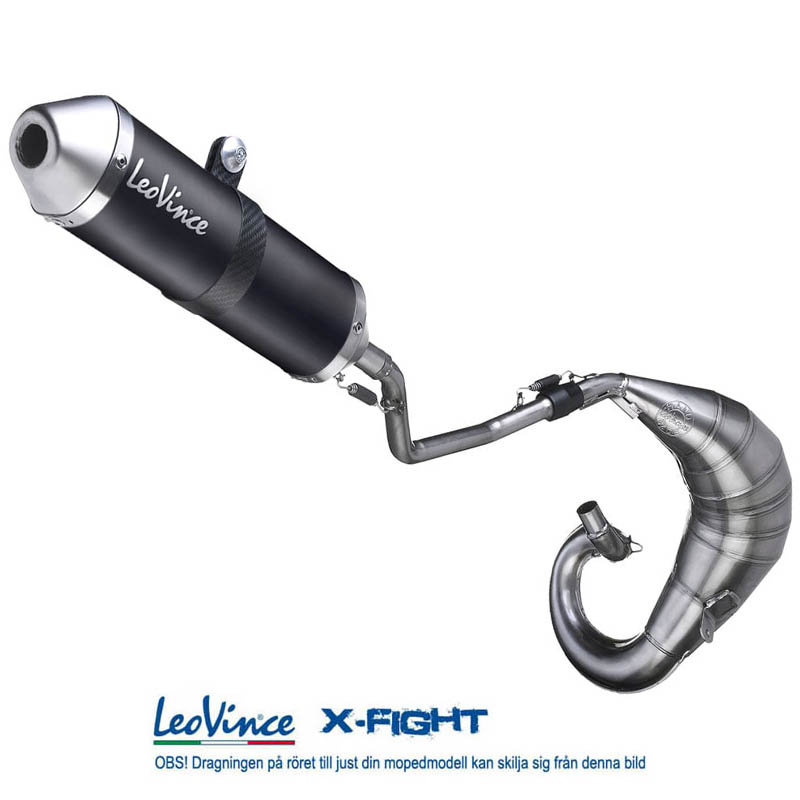 LeoVince Avgassystem (X-Fight) Black Edition Rieju