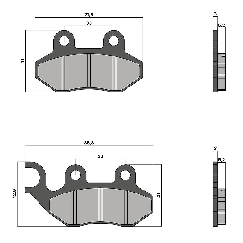 Malossi Bromsbelägg (Sport)
