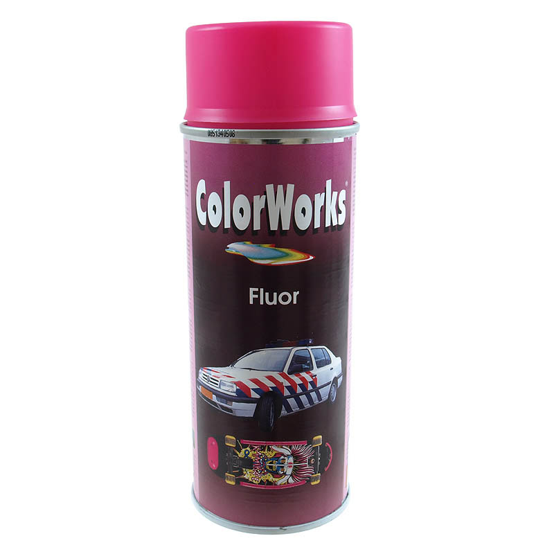 ColorWorks Sprayfärg (Fluorescent) Rosa