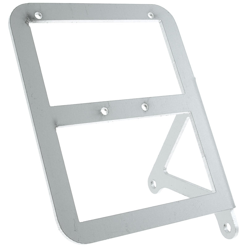 Opticparts Regskyltshållare (Motorblock) - Aluminium
