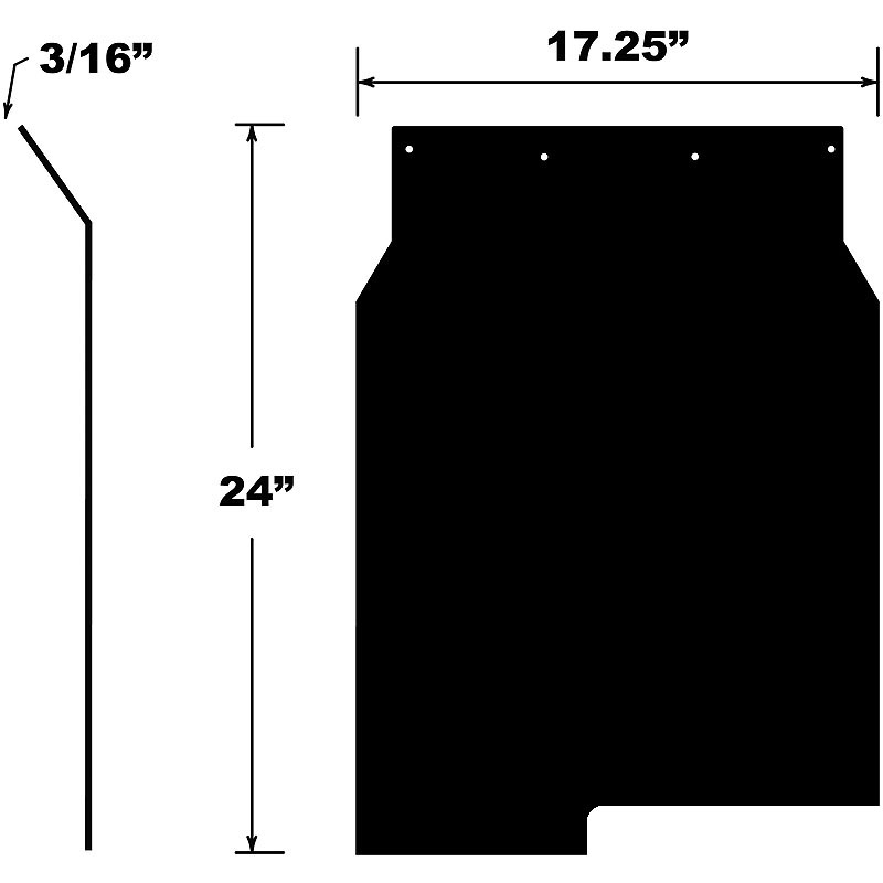 Proven Design Products Stänkskydd / Stänklapp (Lång) - Pro RMK/Assault 2011-->