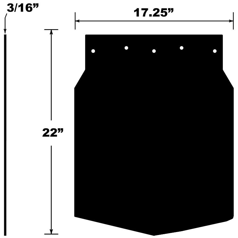 Proven Design Products Stänkskydd / Stänklapp - Crossfire / M-Series (09-11)