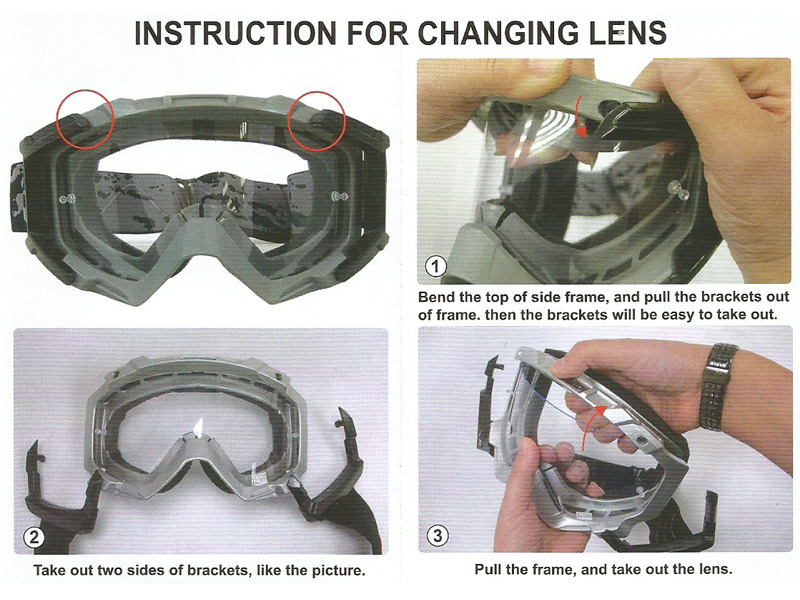 Scorpion Crossglasgon Goggles (E18) Svart, Vit