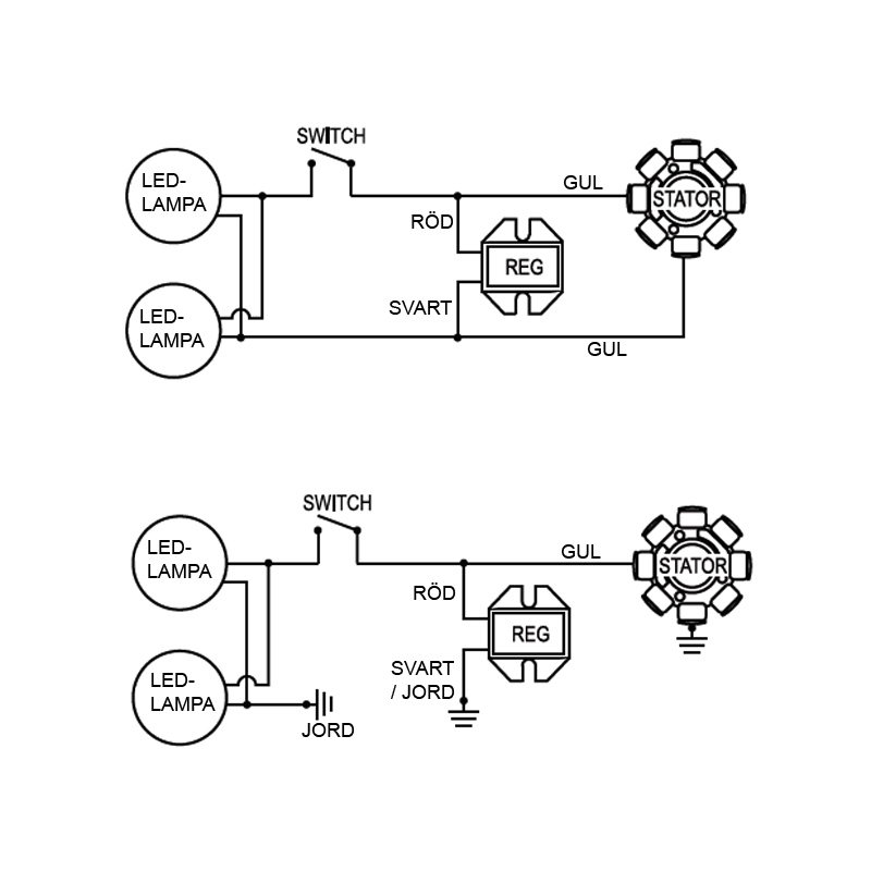 SP Regulator (LED) Universell