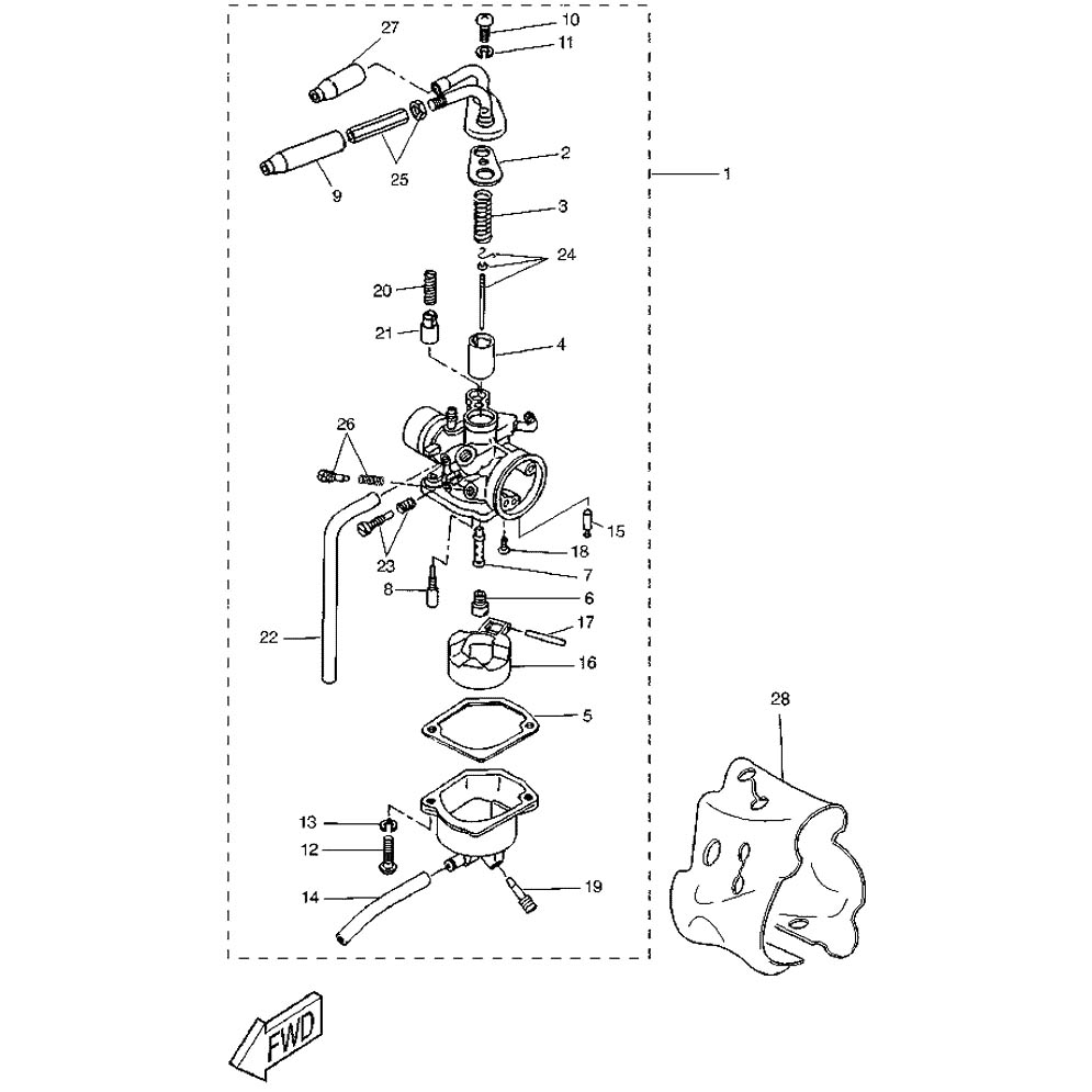 Yamaha Sprngskiss - Frgasare Slider