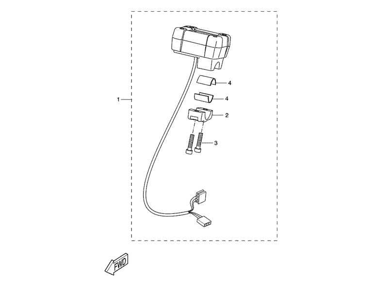 Yamaha Sprängskiss - Mätaren (Slider) 06-10