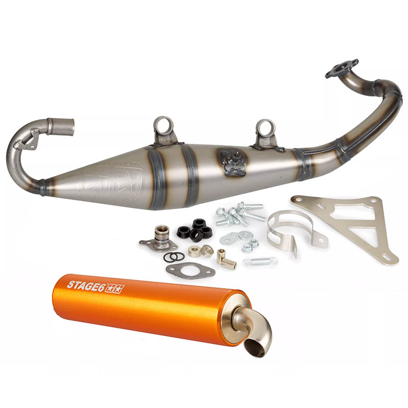 Stage6 Avgassystem (Pro Replica MKII) Orange