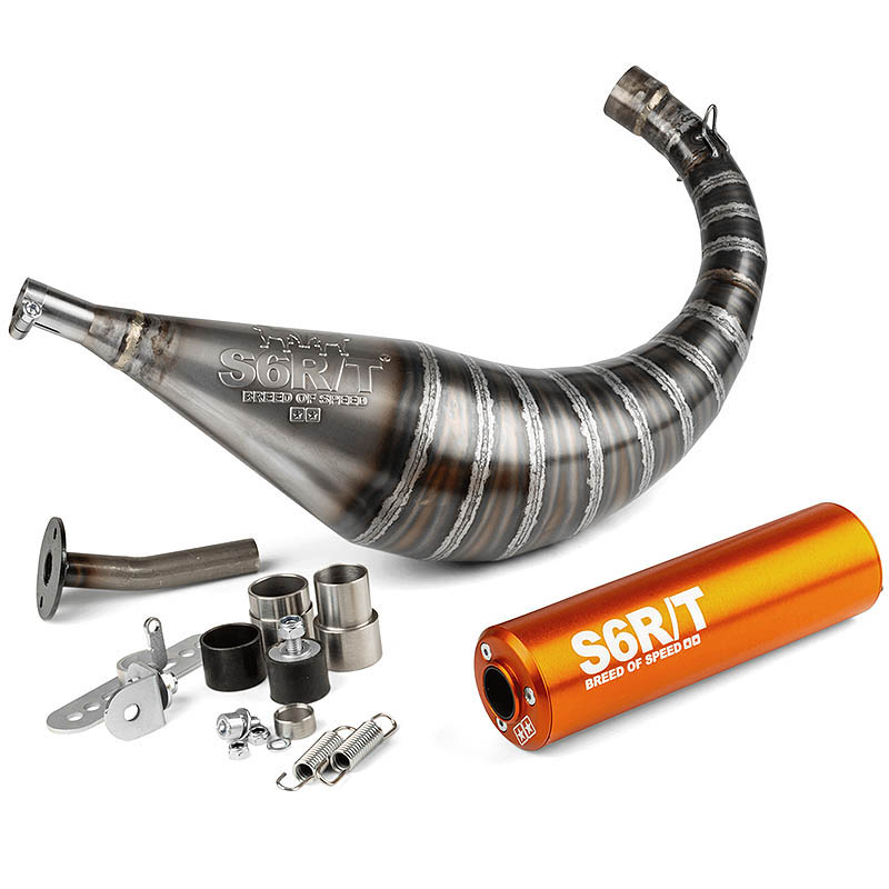 Stage6 Avgassystem (R/T 70-80cc) - AM6 - Orange